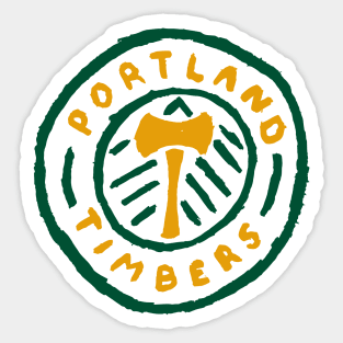 Portland Timbeeeers 17 Sticker